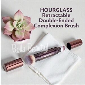Hourglass Retractable Double-Ended Complexion Brush     ~NEW~  No Box